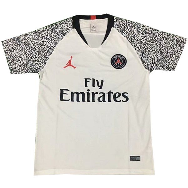 JORDAN Trikot Trainingsshirt Paris Saint Germain 2019-20 Weiß Schwarz